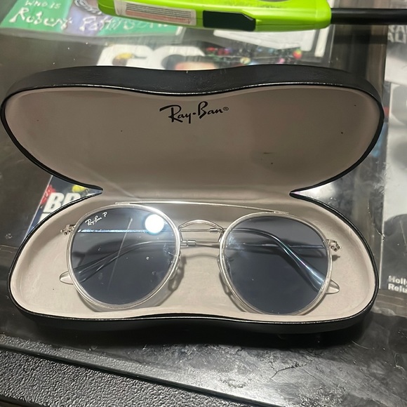 Rayband Polarized Blue lenses Sunglasses - Picture 4 of 4